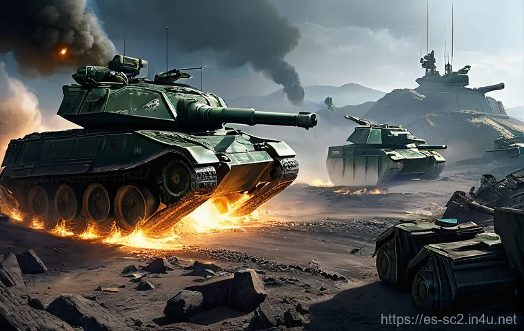 스타크래프트2 테란 미러전 전략 - Early Game Chaos: Reaper and Hellion Harassment** **Prompt:** A dynamic, action-packed scene depict...