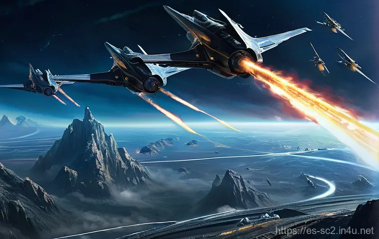 스타크래프트2 테란 미러전 전략 - Mid-Game Standoff: Siege Tank Push** **Prompt:** An epic, tactical StarCraft II battle scene showca...