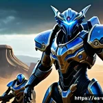 Home 22 스타크래프트2 패치 노트 정리 - A futuristic sci-fi battle scene featuring three distinct humanoid soldiers representing Terran, Pro...