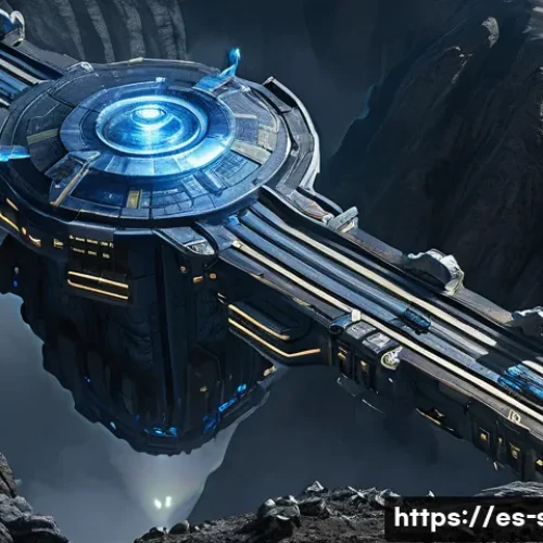Home 32 스타크래프트2 맵 해설 - A detailed StarCraft 2 battlefield scene showcasing a strategic high ground position on a map inspir...