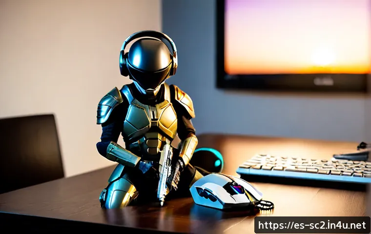 Home 17 스타크래프트2 관련 상품 - Photorealistic tabletop display of premium futuristic real-time strategy gaming merchandise: detaile...